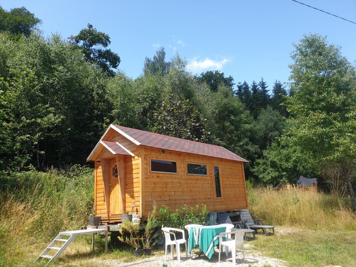 White Wood Tiny House Villa Darney Exteriör bild